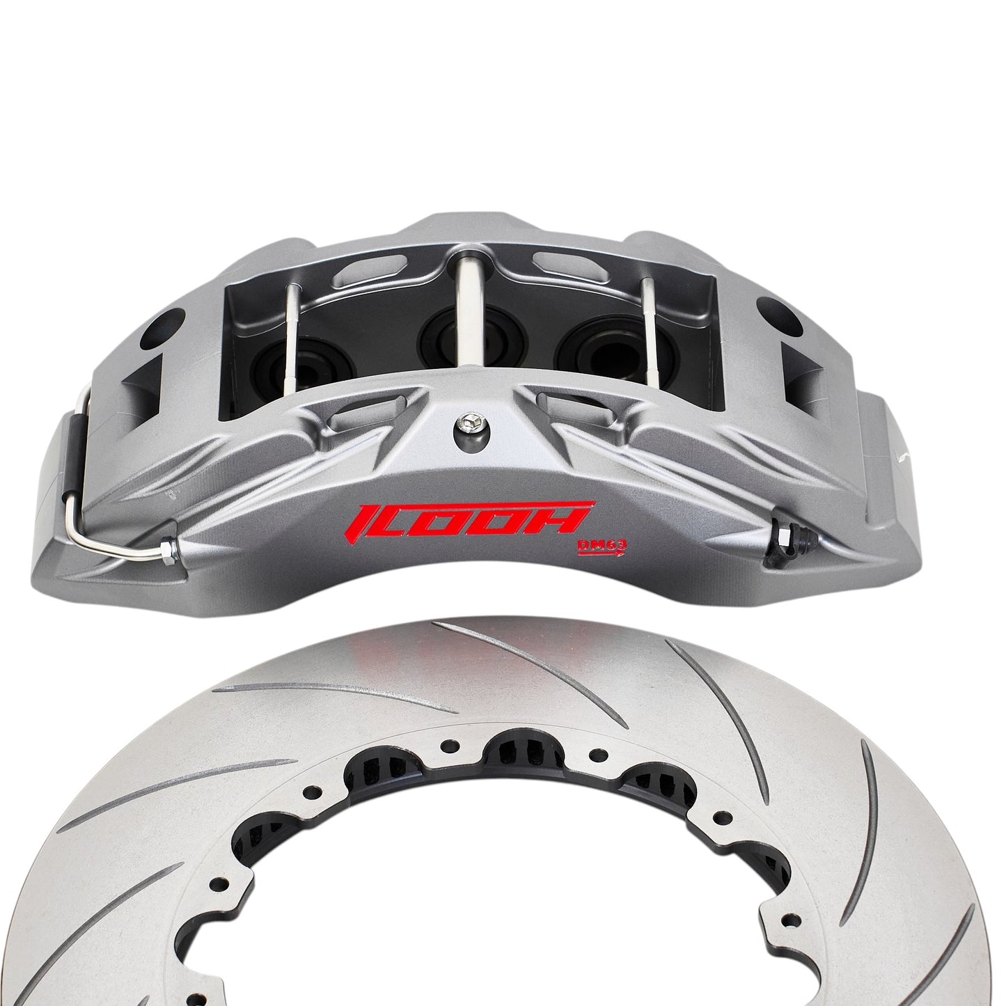 ICOOH DM63 6-Piston Matte Gray Big Brake Kit 405x34mm Disc For 20 Inch Wheels