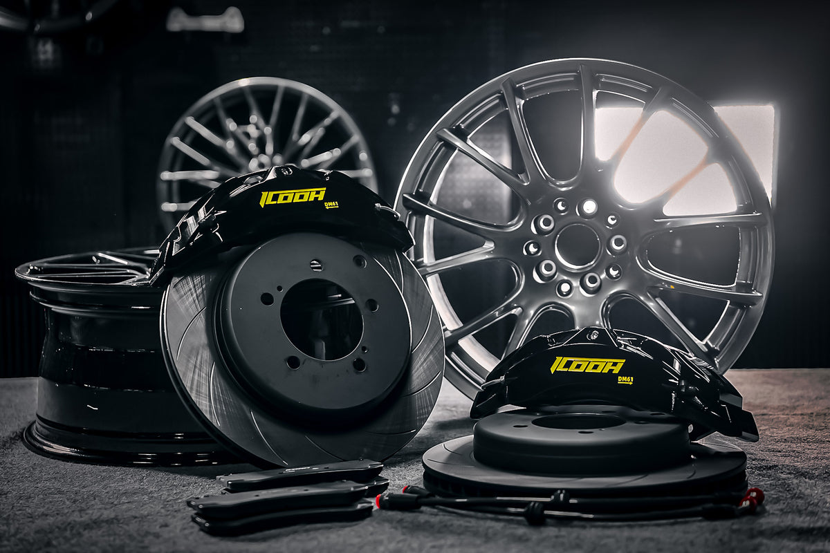 ICOOH DM6 Six Piston Front Big Brake Kit | High Performance Brake Upgrade for 17-18 Inch Wheels