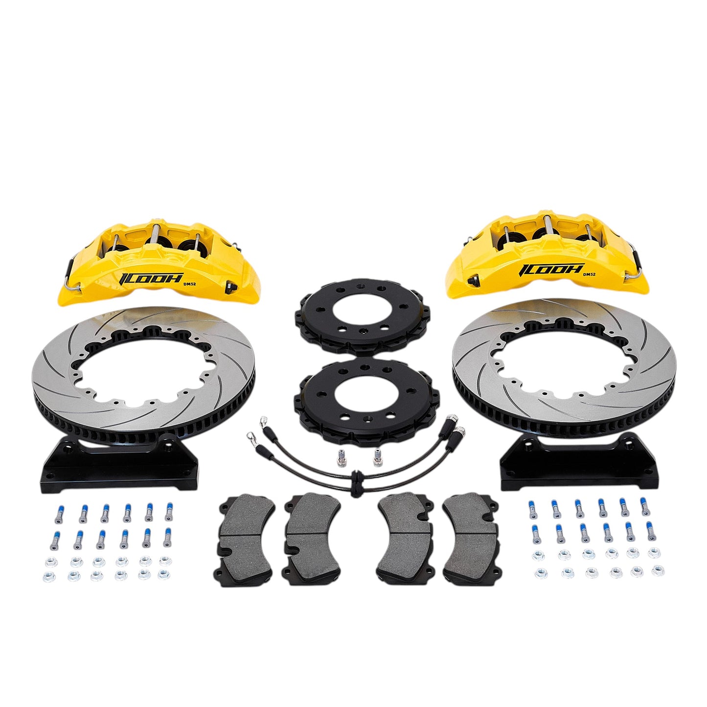 ICOOH DM52 6-Piston Yellow Big Brake Kit 355x32mm Disc For 18 Inch Wheels