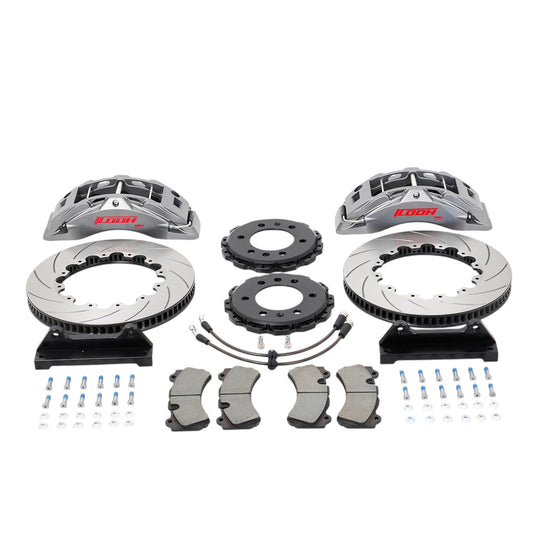 ICOOH DM63 6-Piston Matte Gray Big Brake Kit 405x34mm Disc For 20 Inch Wheels