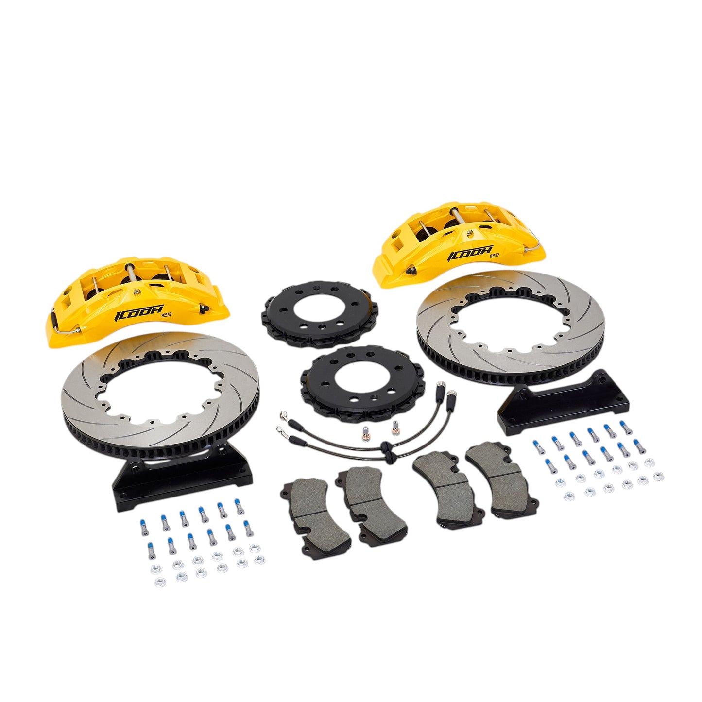 ICOOH DM63 6-Piston Yellow Big Brake Kit 405x34mm Disc For 20 Inch Wheels