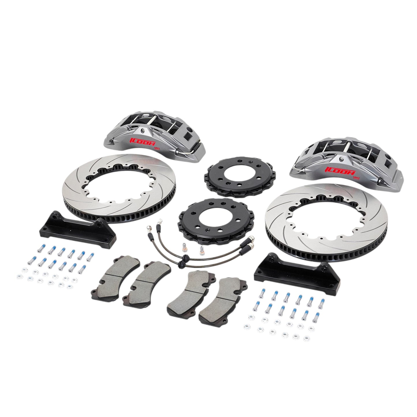 ICOOH DM63 6-Piston Matte Gray Big Brake Kit 405x34mm Disc For 20 Inch Wheels