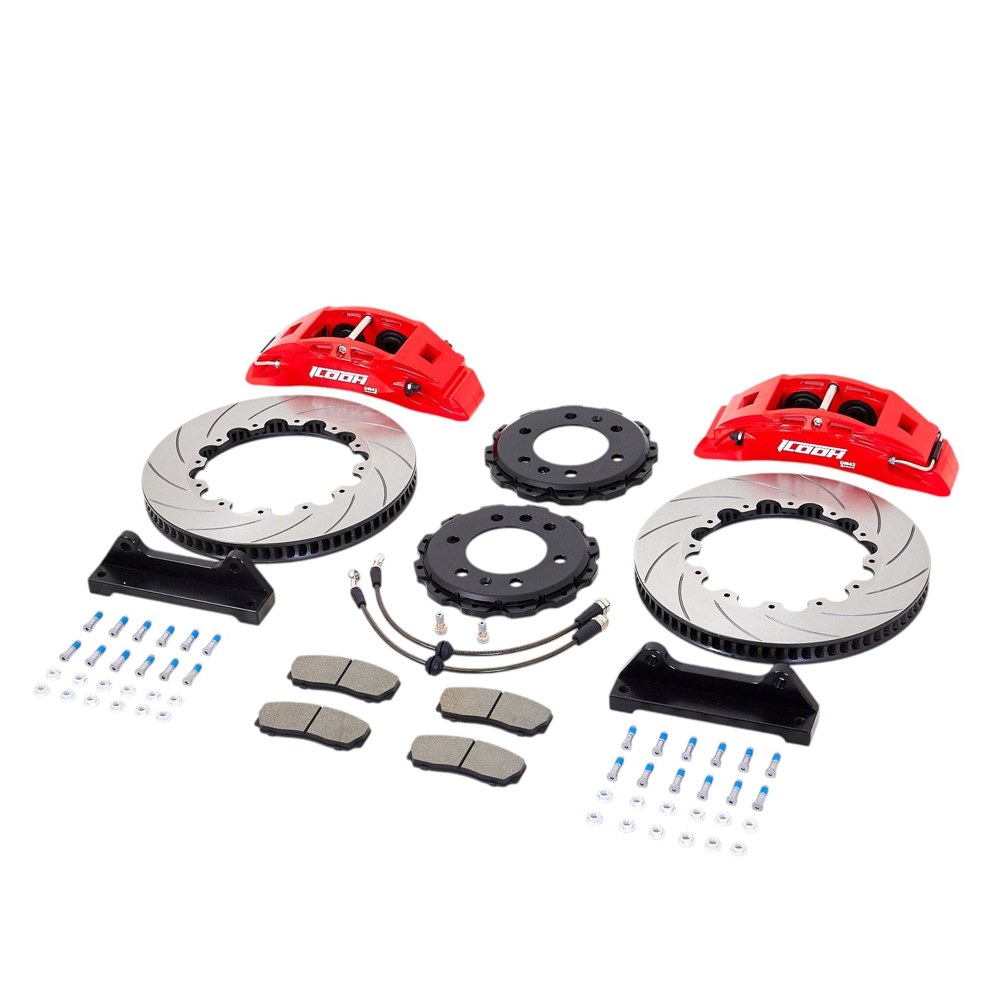 ICOOH DM42 4-Piston Red Big Brake Kit 330x28mm Disc For 18 Inch Wheels