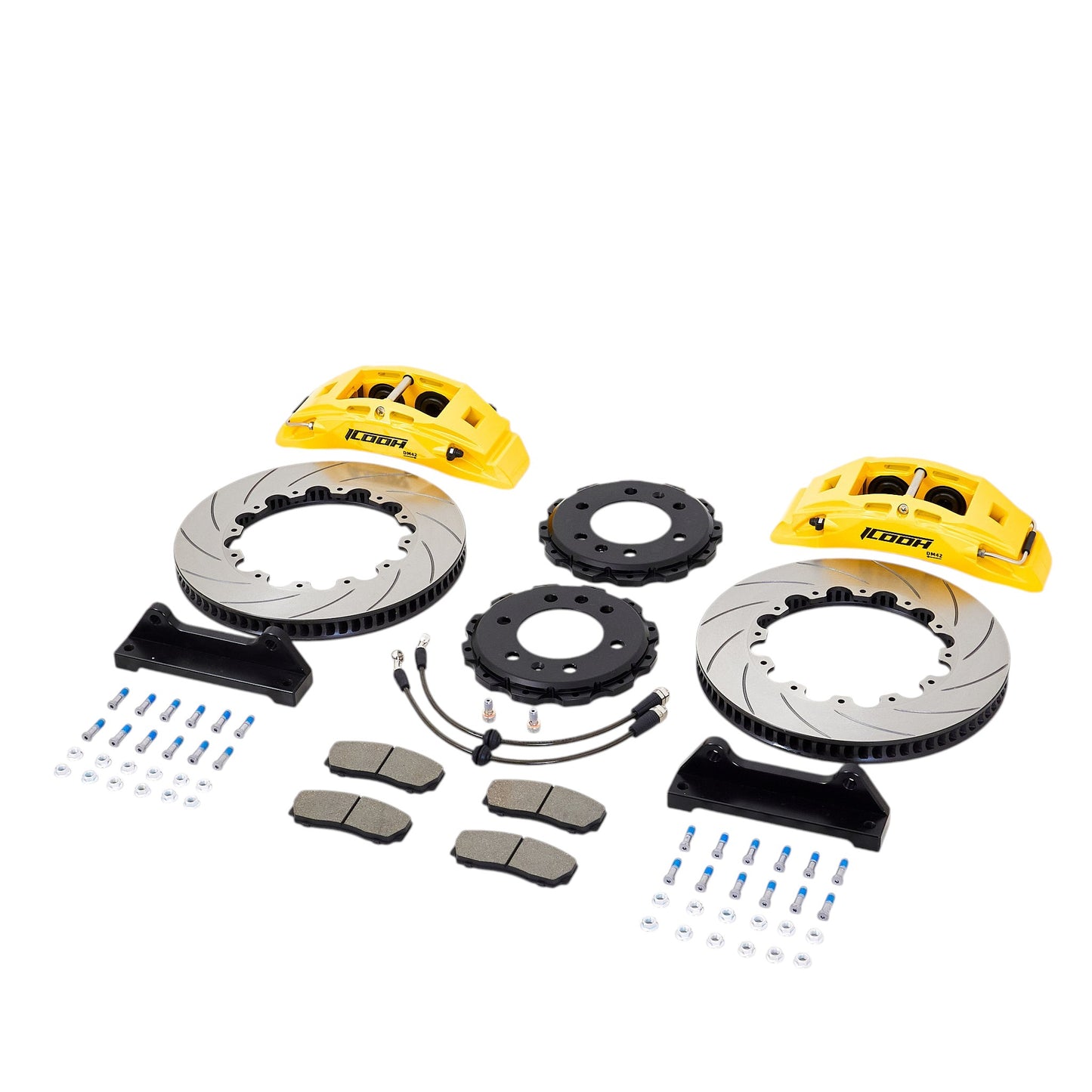 ICOOH DM42 4-Piston Yellow Big Brake Kit 330x28mm Disc For 18 Inch Wheels