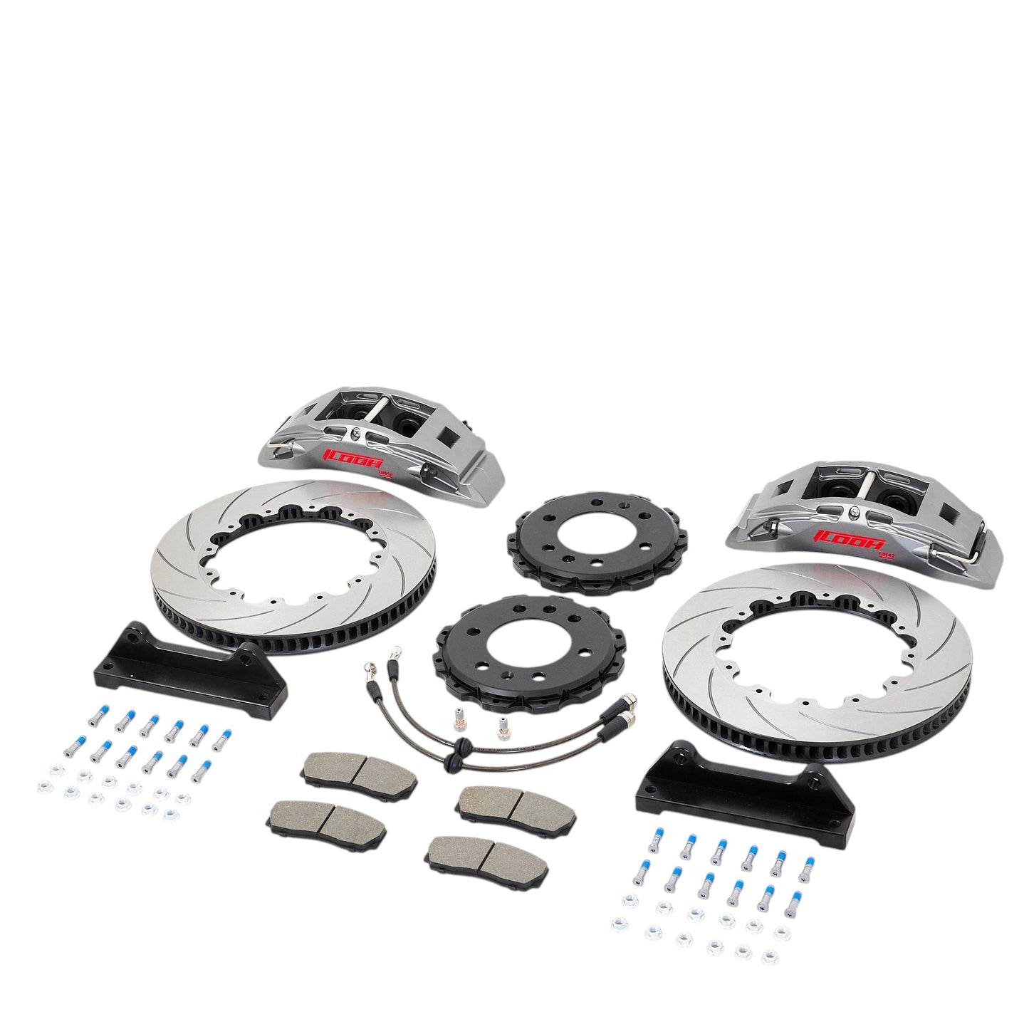 ICOOH DM42 4-Piston Matte Gray Big Brake Kit 330x28mm Disc For 18 Inch Wheels