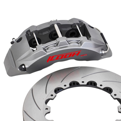 ICOOH DM53 6-Piston Matte Gray Big Brake Kit 380x34mm Disc For 19 Inch Wheels