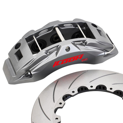 ICOOH DM63 6-Piston Matte Gray Big Brake Kit 405x34mm Disc For 20 Inch Wheels