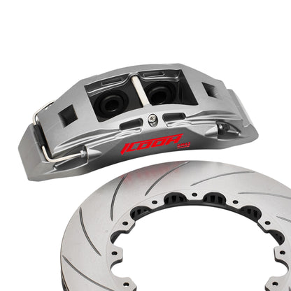 ICOOH DM42 4-Piston Matte Gray Big Brake Kit 330x28mm Disc For 18 Inch Wheels