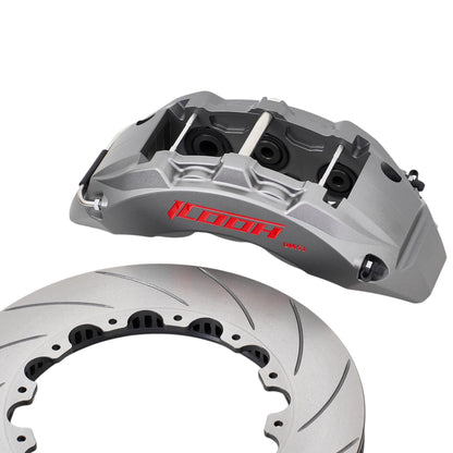 ICOOH DM53 6-Piston Matte Gray Big Brake Kit 380x34mm Disc For 19 Inch Wheels