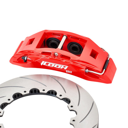 ICOOH DM42 4-Piston Red Big Brake Kit 330x28mm Disc For 18 Inch Wheels