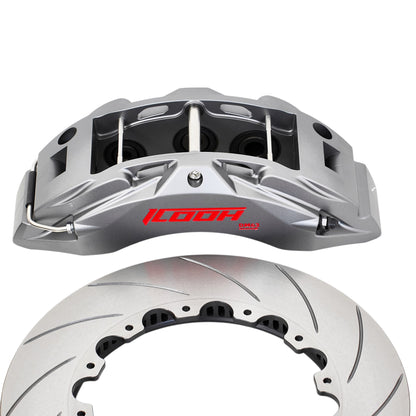ICOOH DM63 6-Piston Matte Gray Big Brake Kit 405x34mm Disc For 20 Inch Wheels
