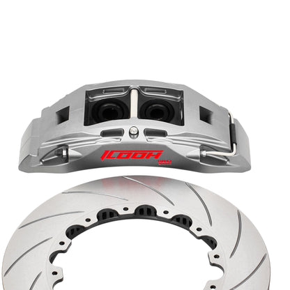 ICOOH DM42 4-Piston Matte Gray Big Brake Kit 330x28mm Disc For 18 Inch Wheels