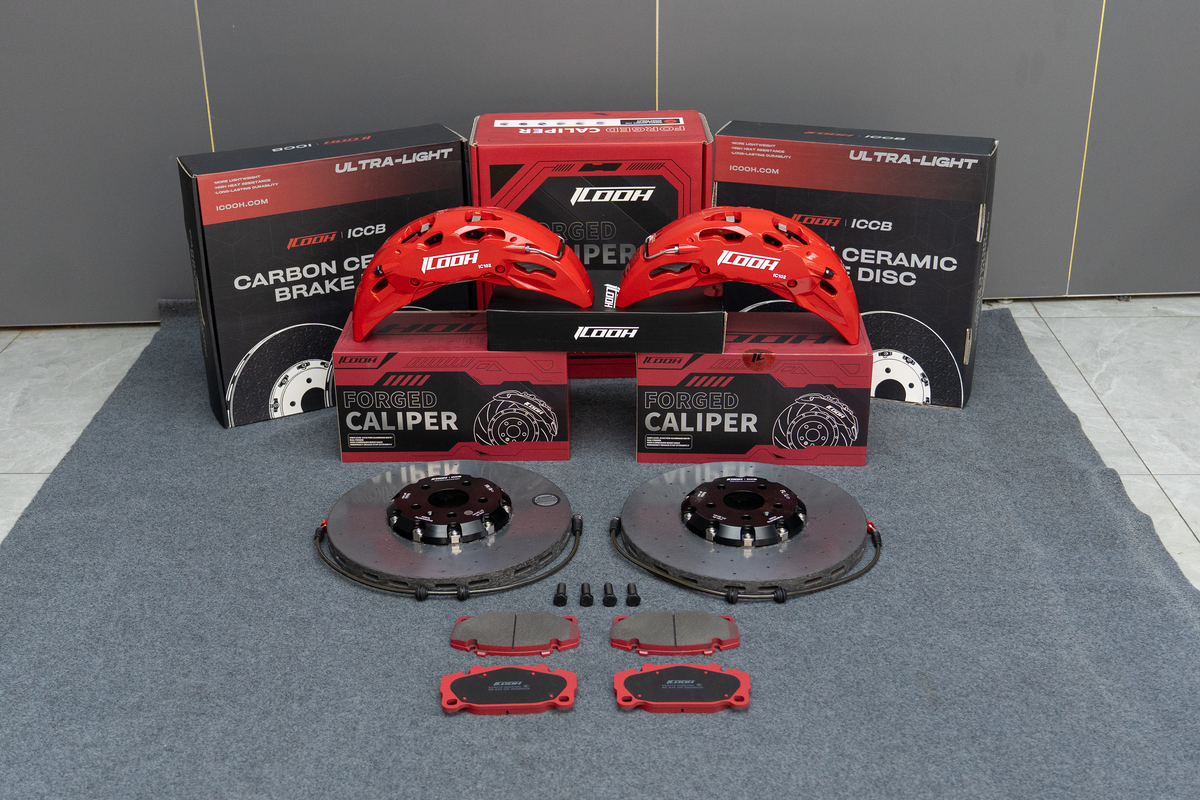 ICOOH IC10 Ten Piston Front Big Brake Kit | High Performance Brake Upgrade for 20-22 Inch Wheels