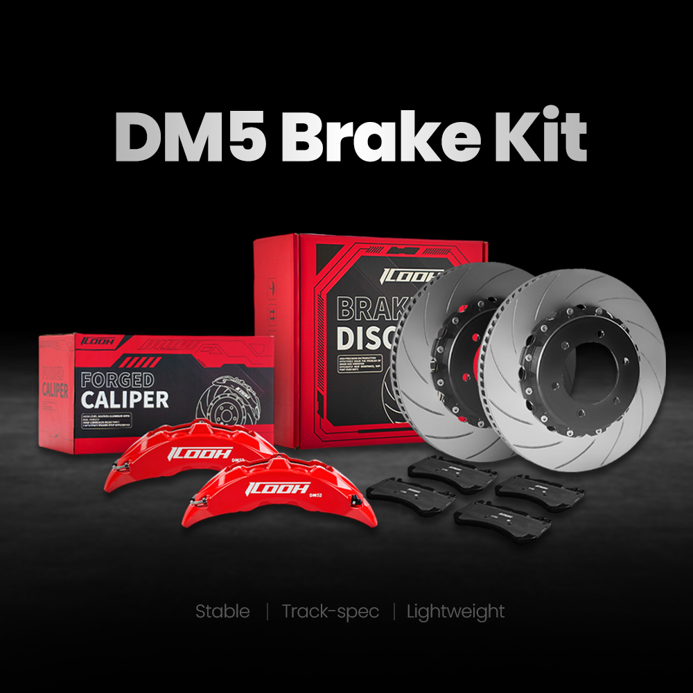 ICOOH DM5 Six Piston Front Big Brake Kit | High Performance Brake Upgrade for 17 Inch+ Wheels