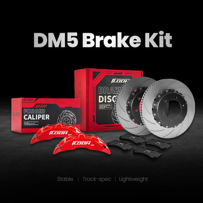 ICOOH DM5 Six Piston Front Big Brake Kit | High Performance Brake Upgrade for 17 Inch+ Wheels