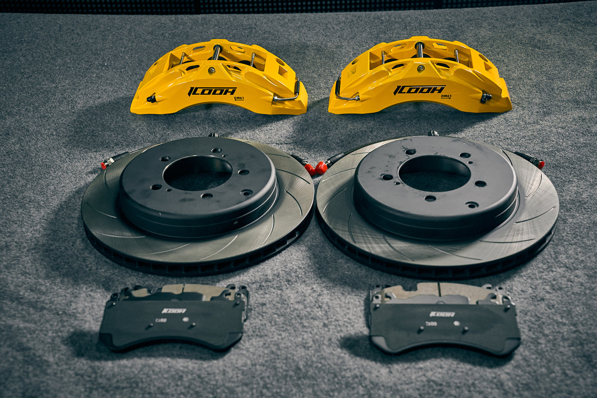 ICOOH DM6 Six Piston Front Big Brake Kit | High Performance Brake Upgrade for 17-18 Inch Wheels