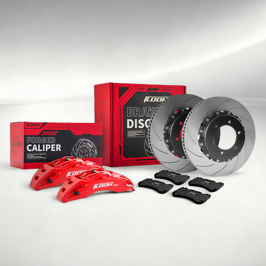 ICOOH IC7 Audi front big brake kit with forged 6-piston caliper