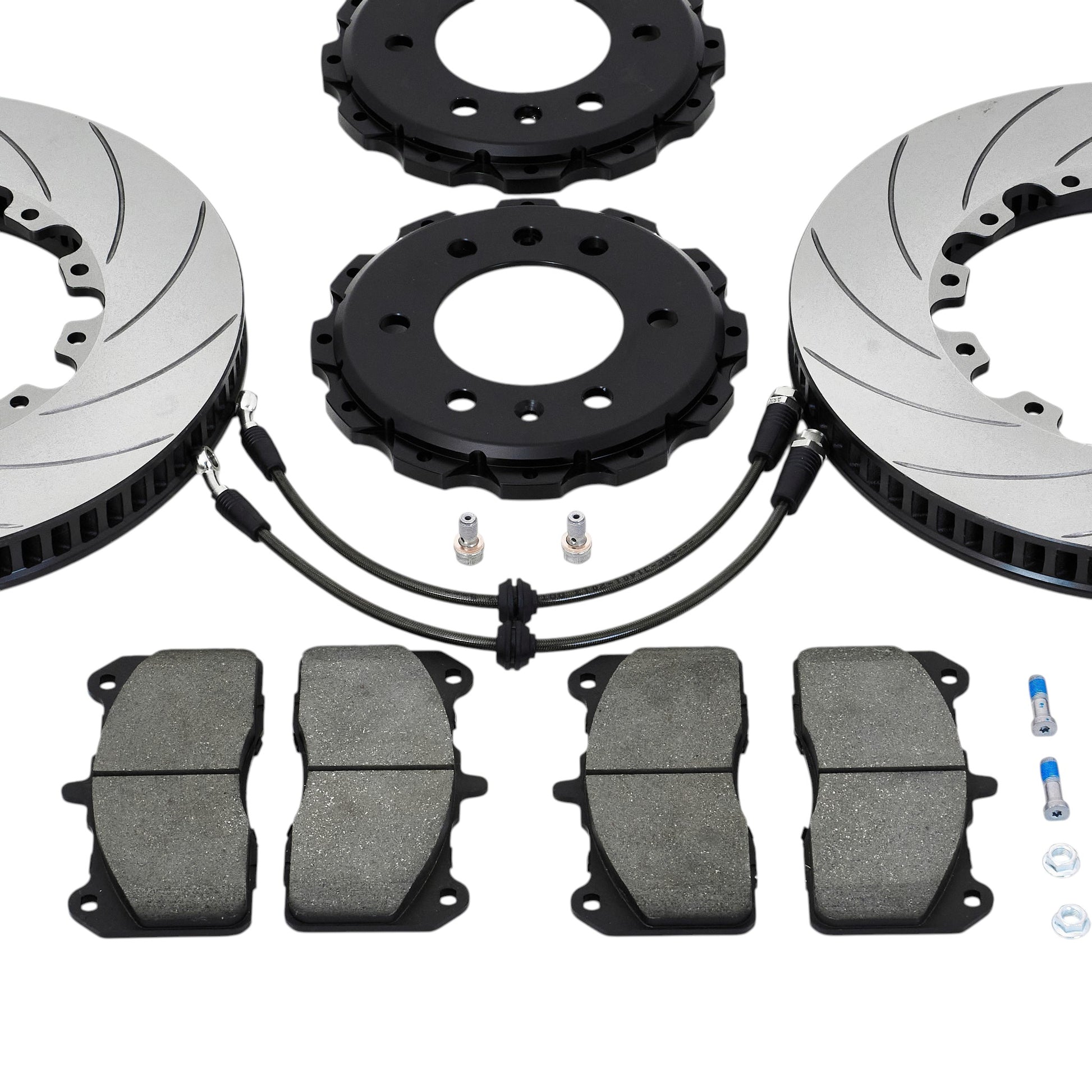Audi S and RS model brake upgrade kit with ICOOH IC6 caliper