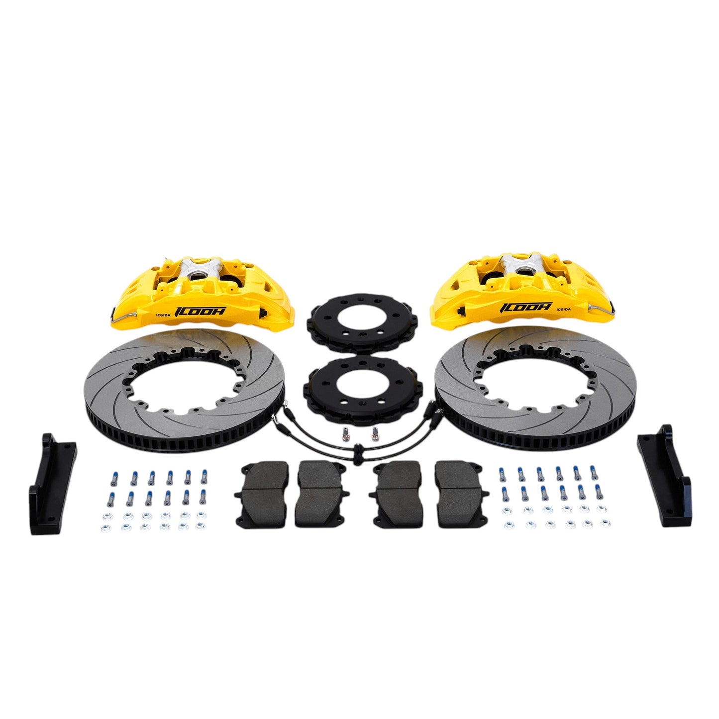 ICOOH IC6 6-piston front caliper kit for BMW brake upgrade