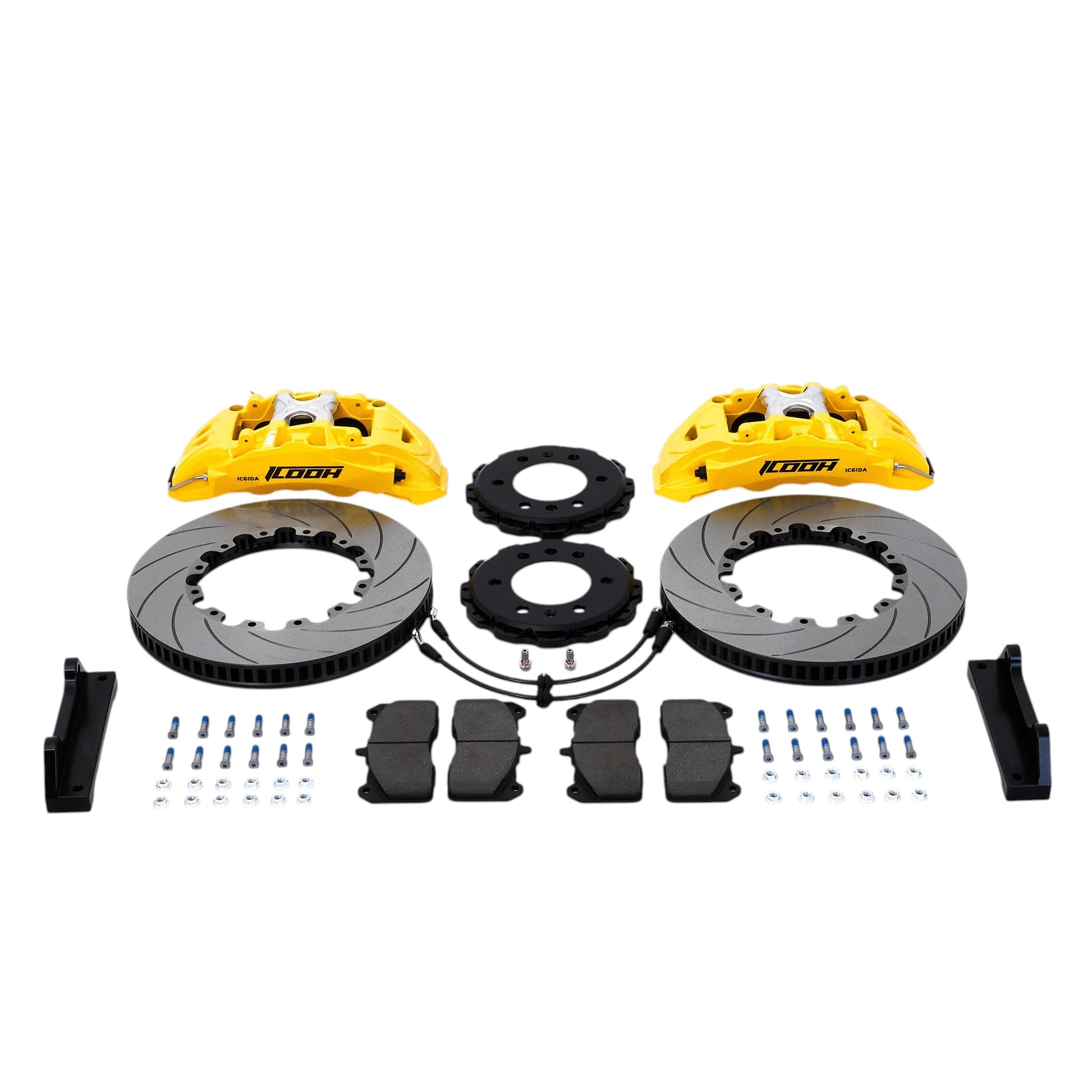 ICOOH IC6 6-piston front caliper kit for BMW brake upgrade